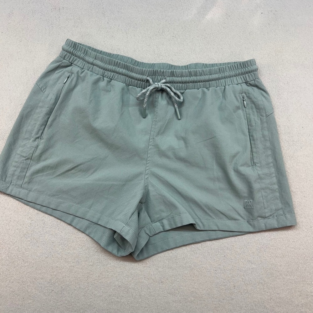 Avalanche Outdoor Supply Co Womens Sage Green Ripstop Hiking Shorts Size M
